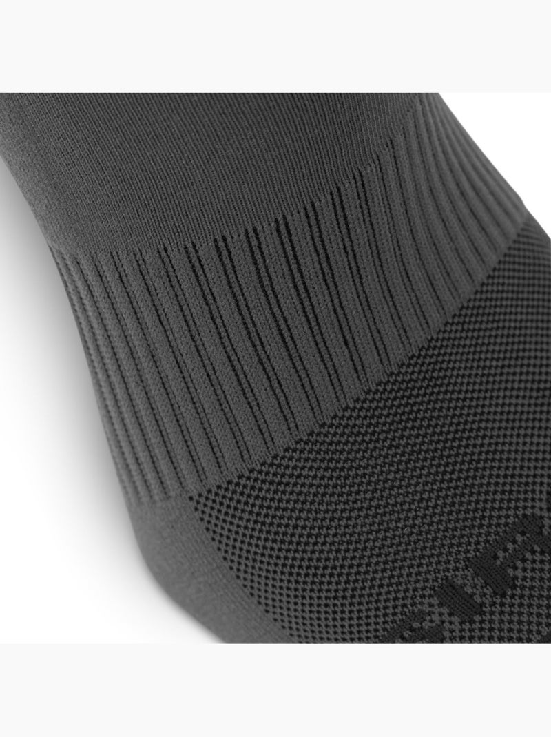 Meias de cano alto para trail running Preto - Kiabi