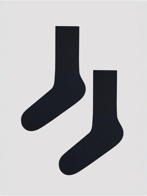 Meias de cano curto masculinas relax 2 pares penti - Kiabi Meias de cano curto masculinas relax 2 pares penti - Kiabi