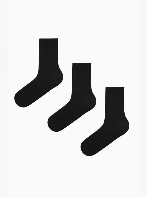 Meias de cano curto masculinas tennis, 3 pares penti - Kiabi Meias de cano curto masculinas tennis, 3 pares penti - Kiabi