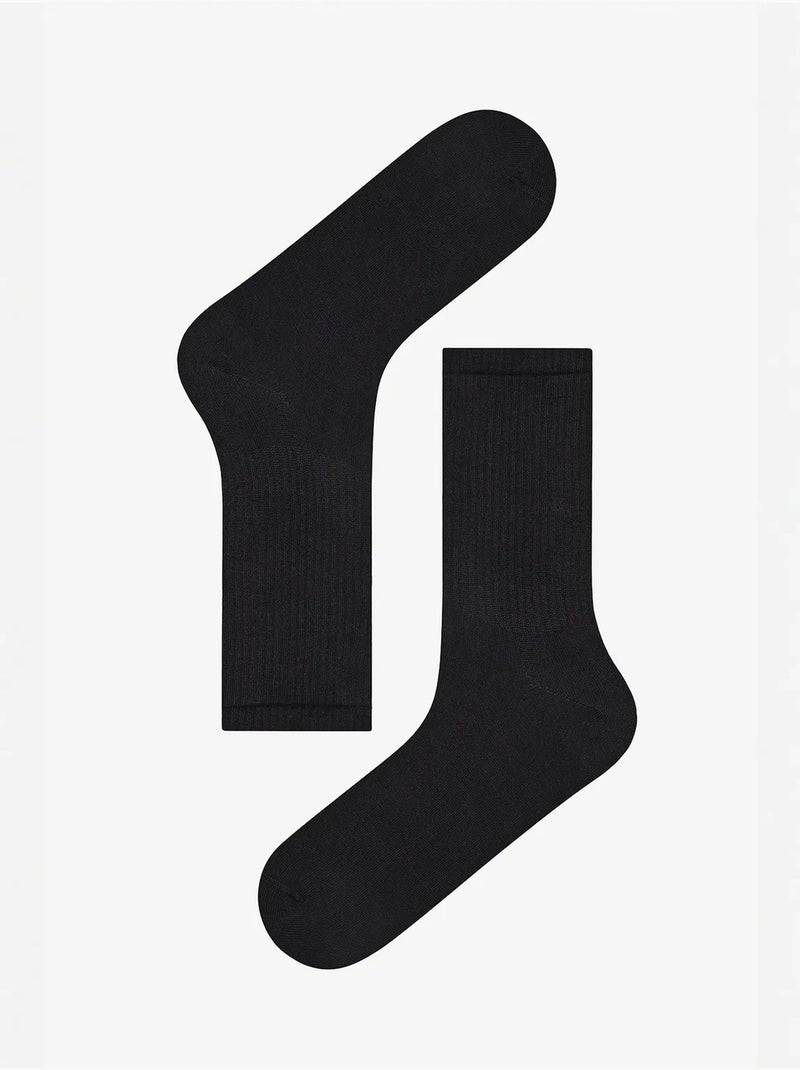 Meias de cano curto masculinas tennis, 3 pares penti Preto - Kiabi