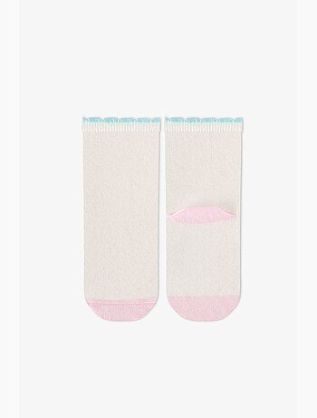 Meias de cano médio menina unicorn fantasy de algodão, 2 pares penti