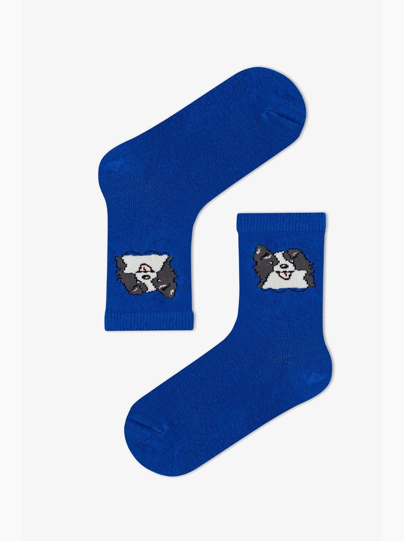 Meias de cano médio para menino the paw club par penti Azul-marinho - Kiabi