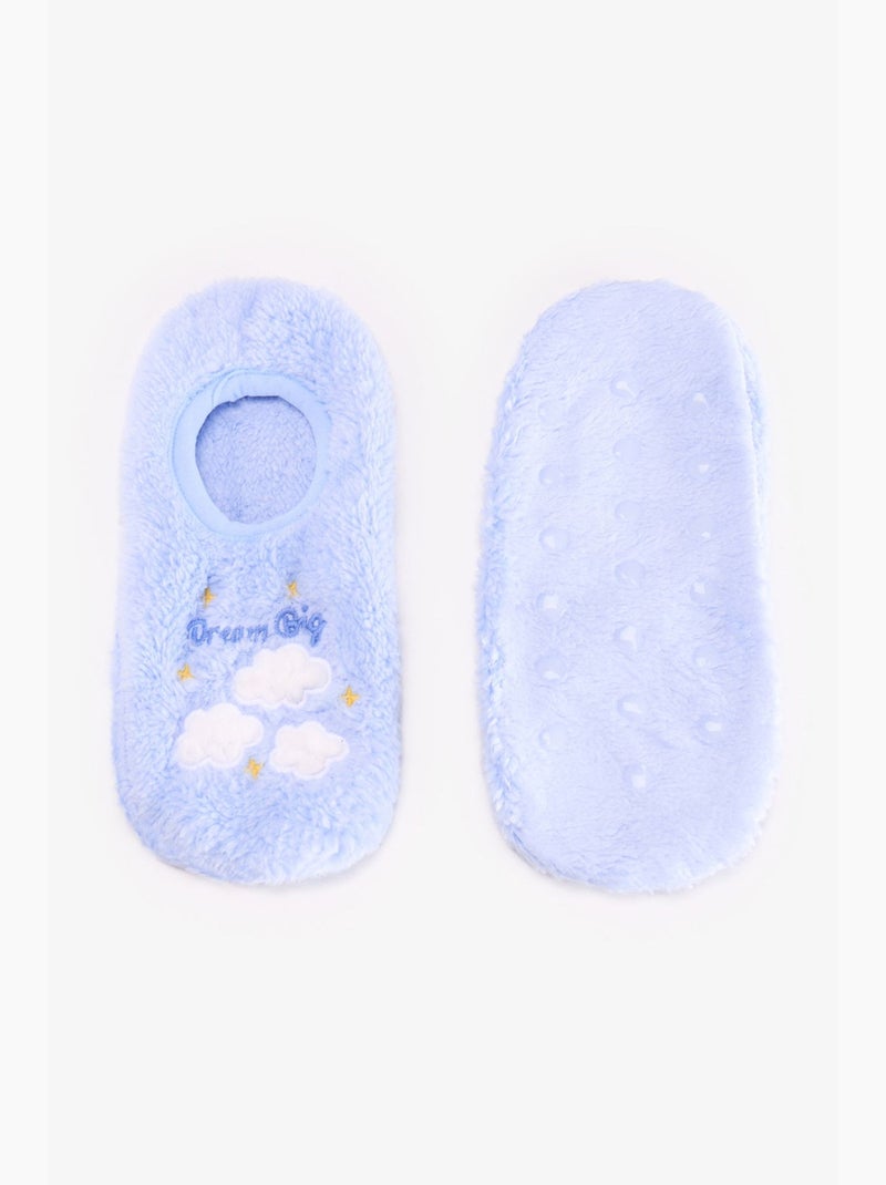 Meias de casa dream big com padrão de nuvens penti Azul-céu - Kiabi