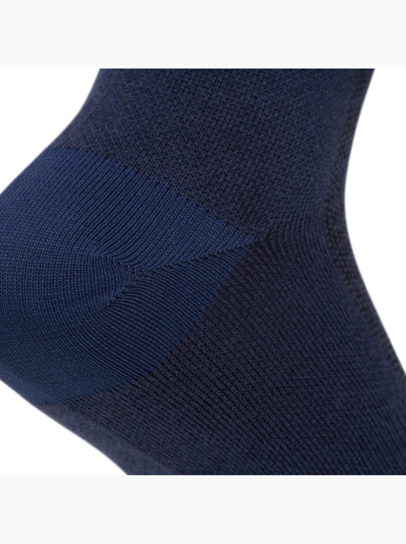 Meias de ciclismo com lã merino Azul - Kiabi