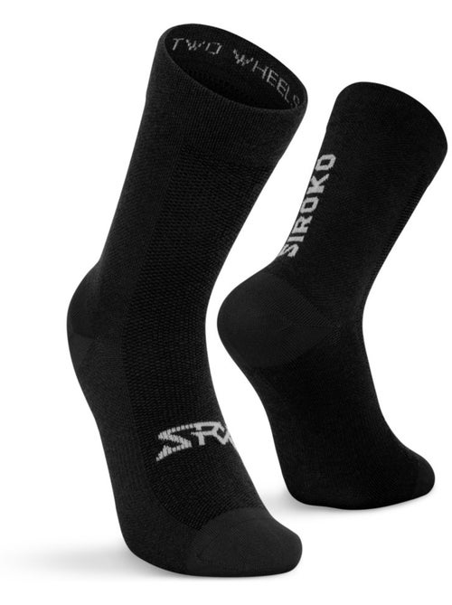 Meias de ciclismo com lã merino - Kiabi