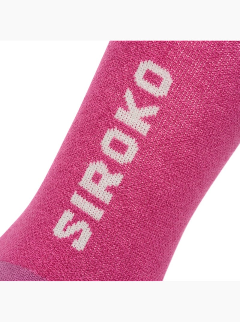 Meias de ciclismo com lã merino Rosa - Kiabi