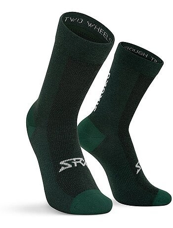 Meias de ciclismo com lã merino