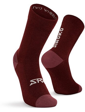 Meias de ciclismo com lã merino