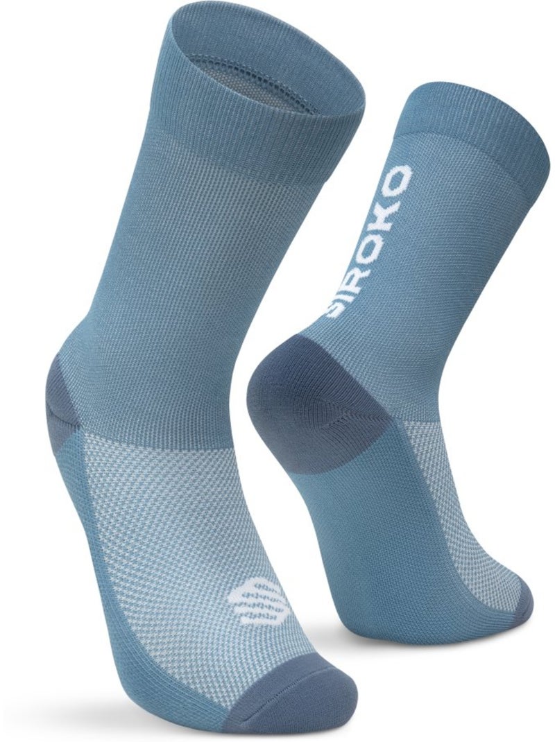 Meias de ciclismo de inverno de cano médio Azul - Kiabi