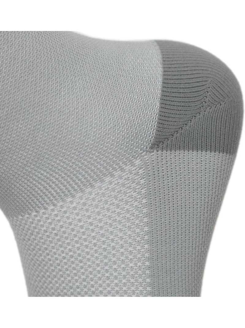 Meias de ciclismo de inverno de cano médio Branco Cinza - Kiabi
