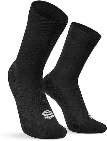 Meias de ciclismo de inverno de cano médio
