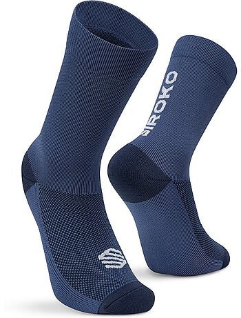 Meias de ciclismo de inverno de cano médio