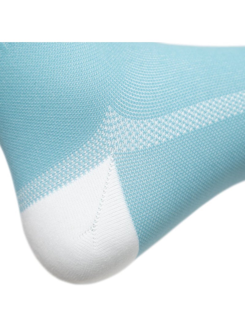 Meias de ciclismo gravel de cano médio Azul - Kiabi