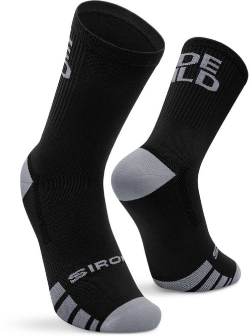 Meias de ciclismo gravel de cano médio - Kiabi Meias de ciclismo gravel de cano médio - Kiabi