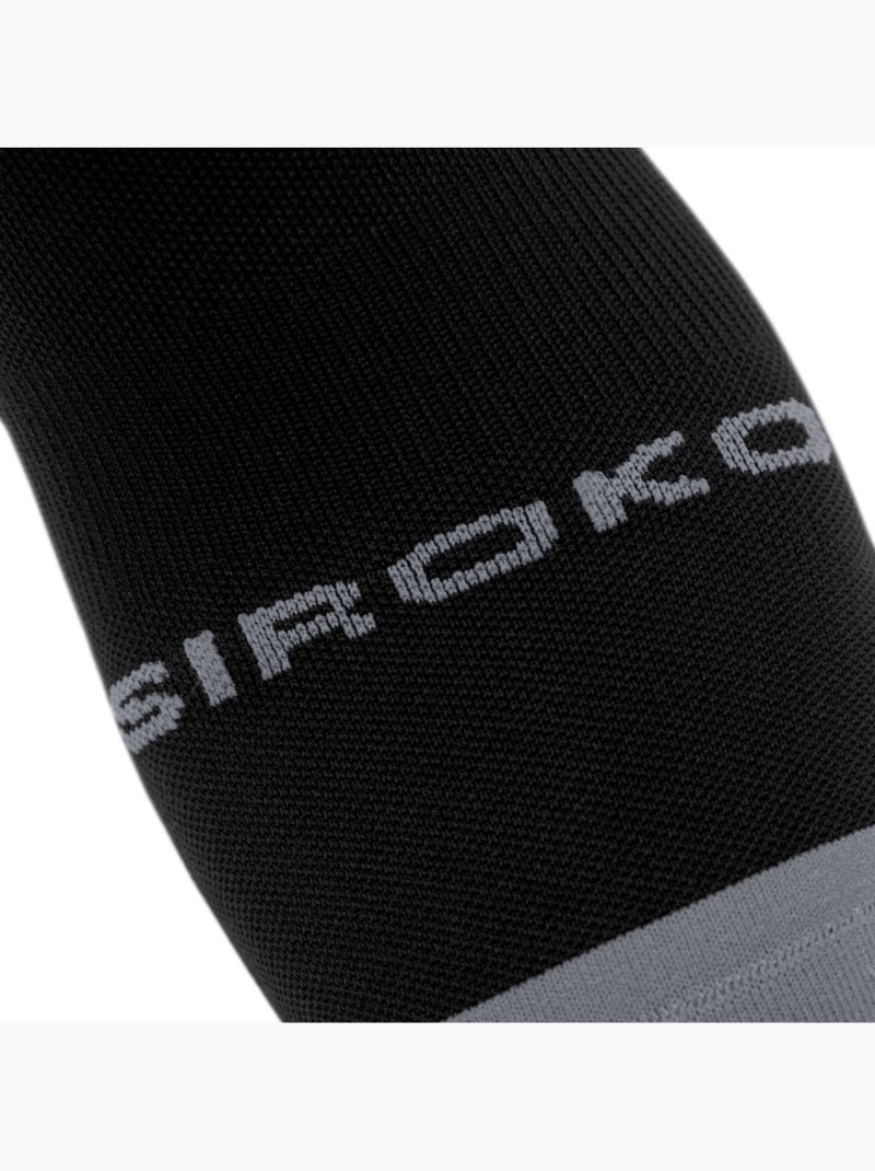 Meias de ciclismo gravel de cano médio Preto - Kiabi
