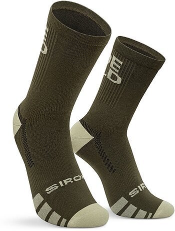 Meias de ciclismo gravel de cano médio