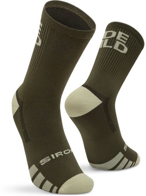 Meias de ciclismo gravel de cano médio - Kiabi Meias de ciclismo gravel de cano médio - Kiabi