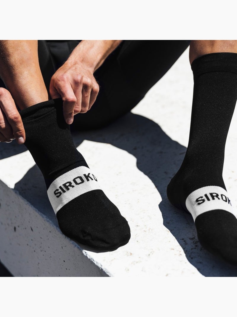 Meias de ciclismo Preto - Kiabi