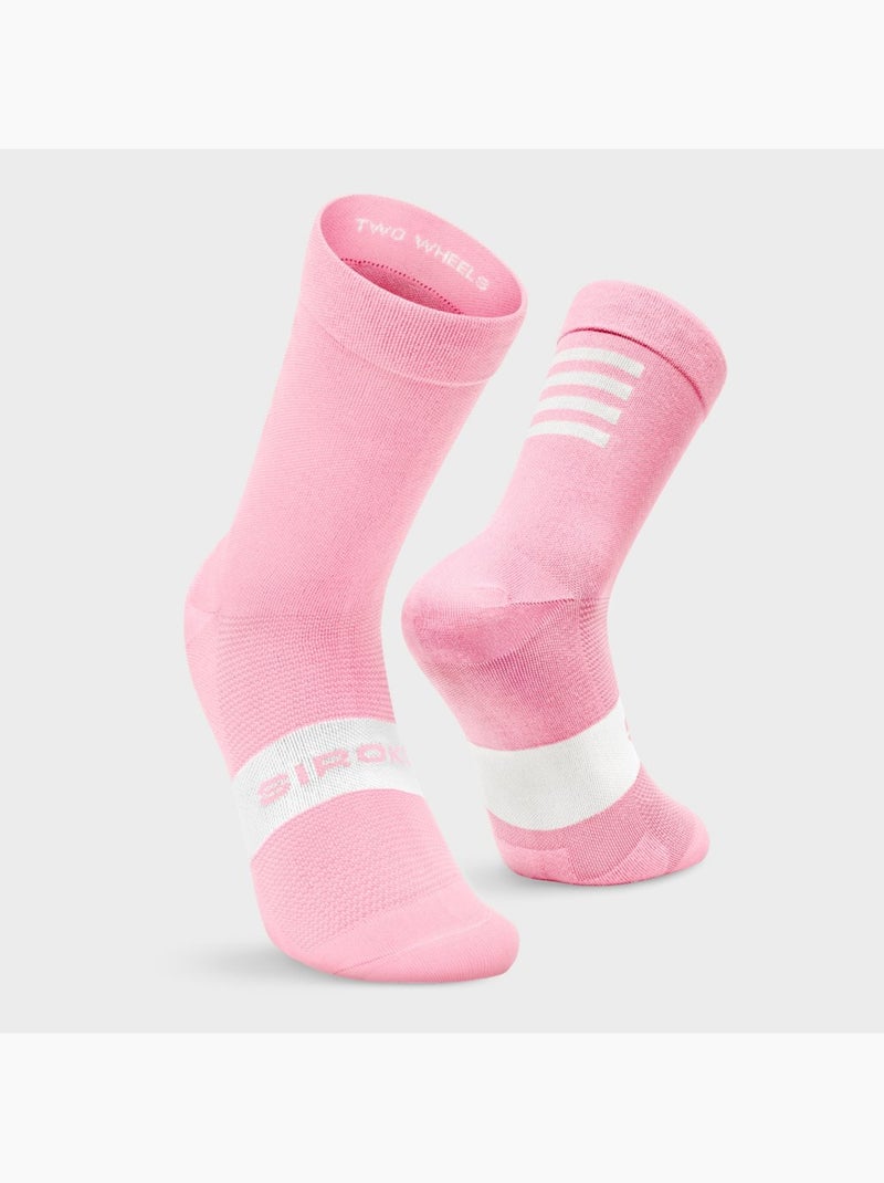 Meias de ciclismo Rosa - Kiabi