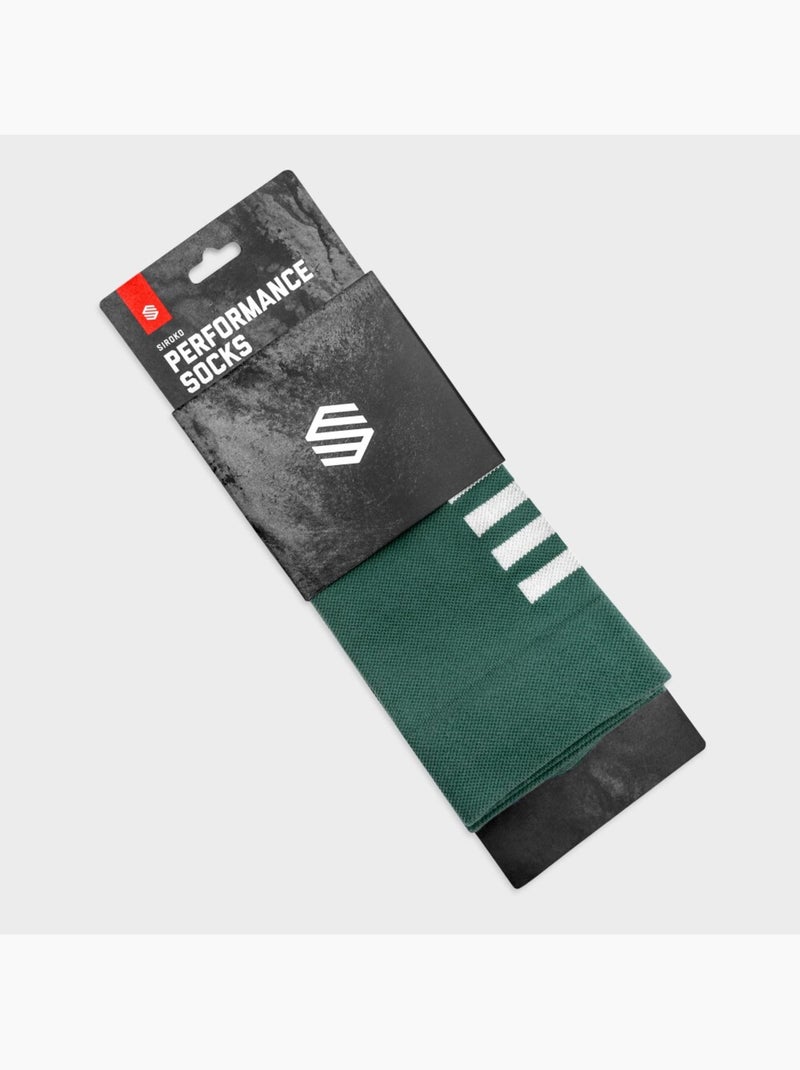 Meias de ciclismo Verde escuro - Kiabi