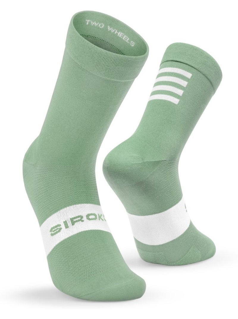 Meias de ciclismo Verde oliva - Kiabi