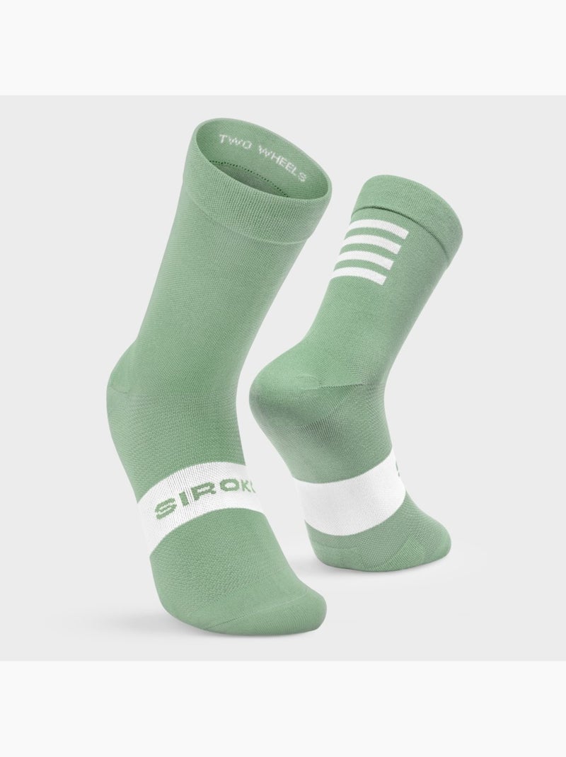 Meias de ciclismo Verde oliva - Kiabi