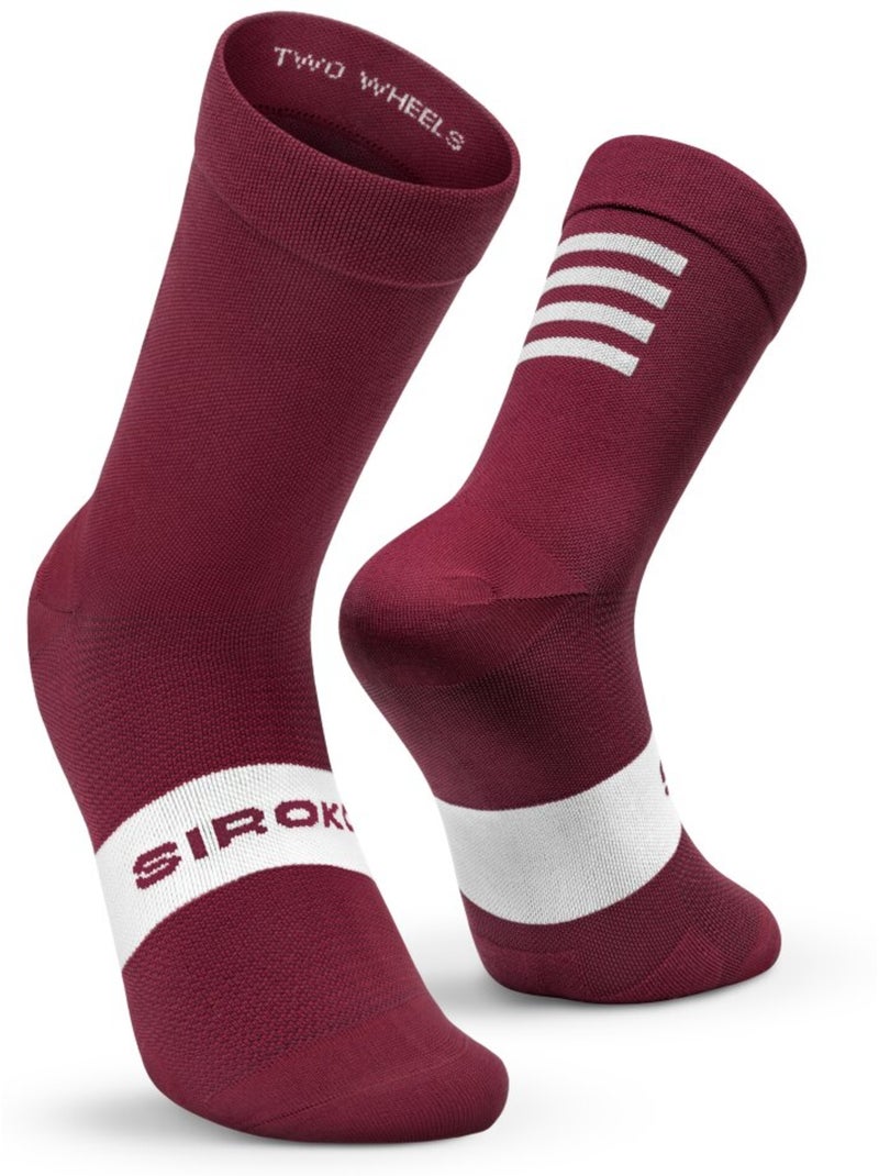 Meias de ciclismo Vermelho tijolo - Kiabi