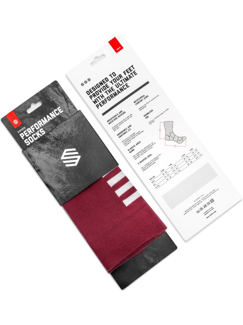 Meias de ciclismo Vermelho tijolo - Kiabi