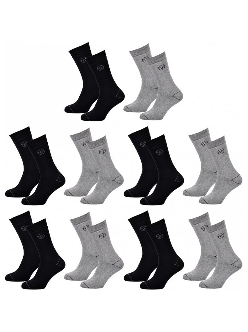 Meias de Cidade homem SERGIO TACCHINI - Pack de 10 Multicolorido - Kiabi