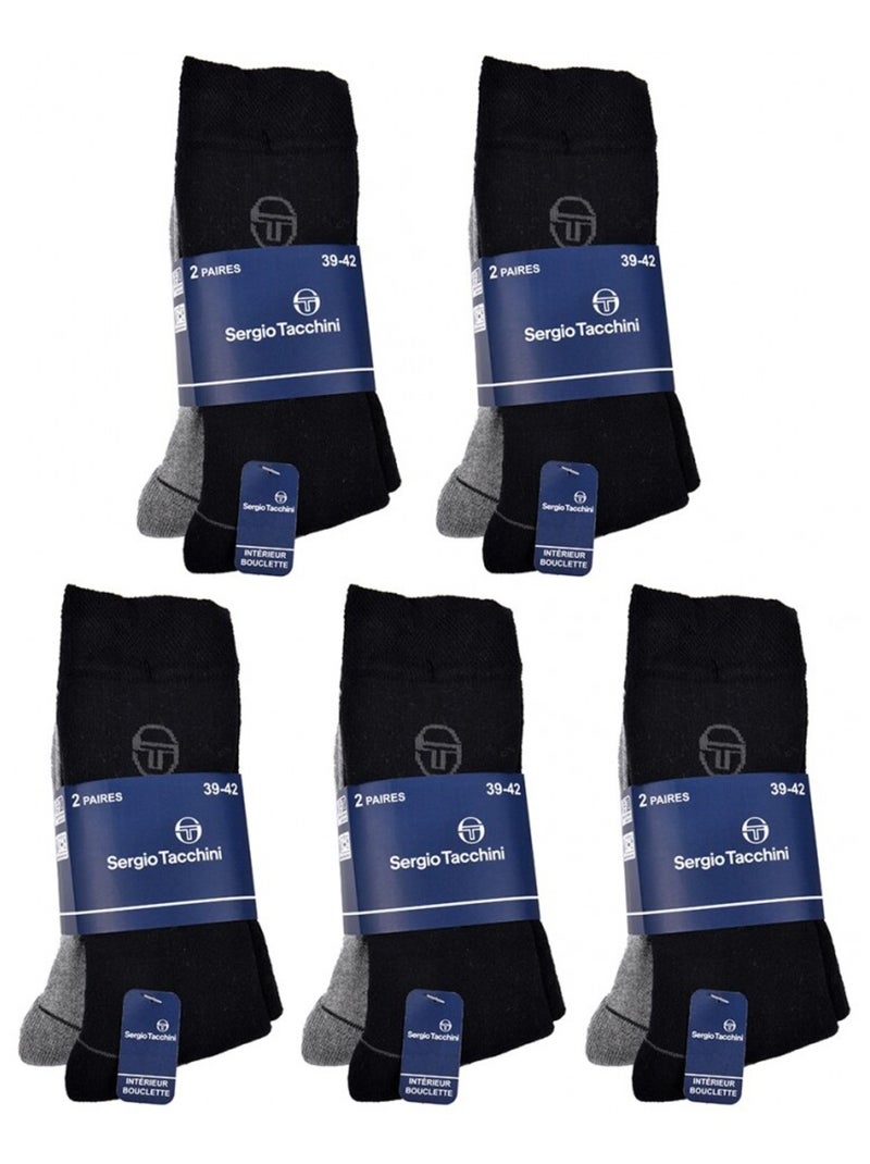 Meias de Cidade homem SERGIO TACCHINI - Pack de 10 Multicolorido - Kiabi