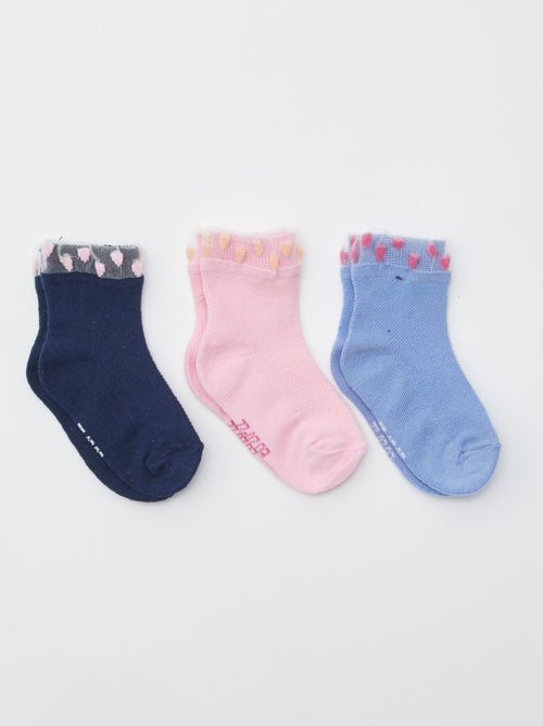 Meias de fantasia - lote de 3 - Kiabi
