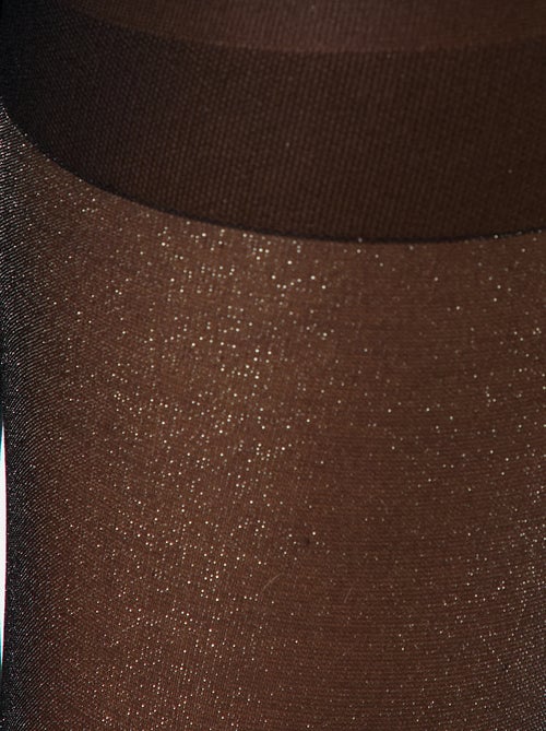 Meias de festa com fibra brilhante - Kiabi