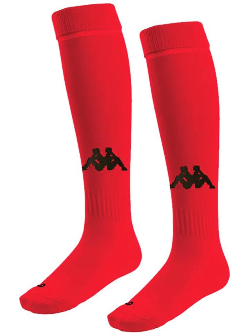 Meias de futebol kappa penao vermelhas para criança/homem Vermelho - Kiabi