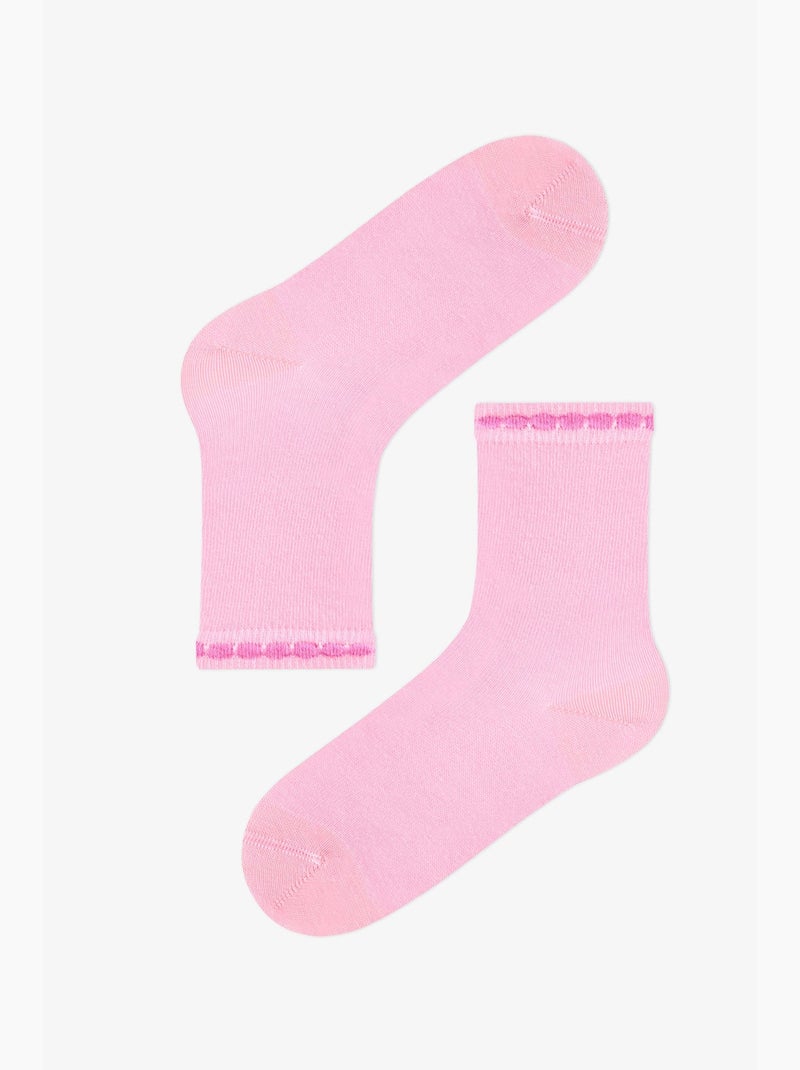 Meias de menina capycorn com padrão unicórnio, 2 pares penti Rosa - Kiabi