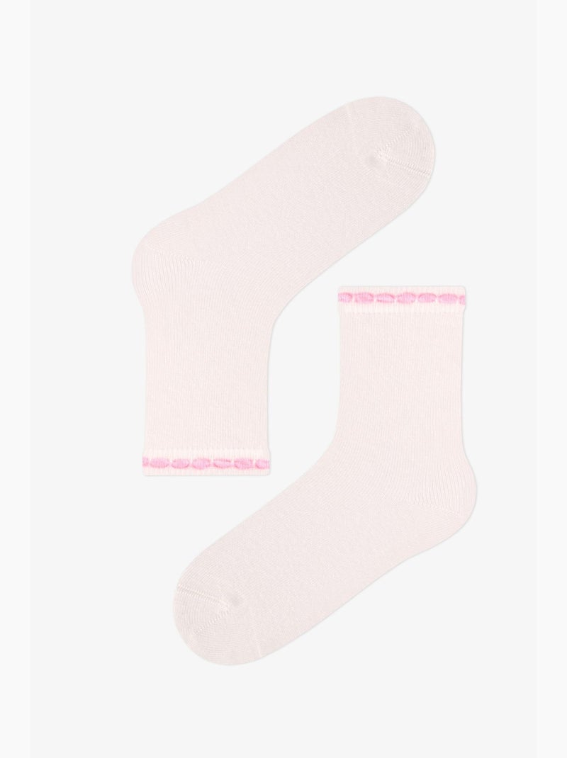 Meias de menina capycorn com padrão unicórnio, 2 pares penti Rosa - Kiabi