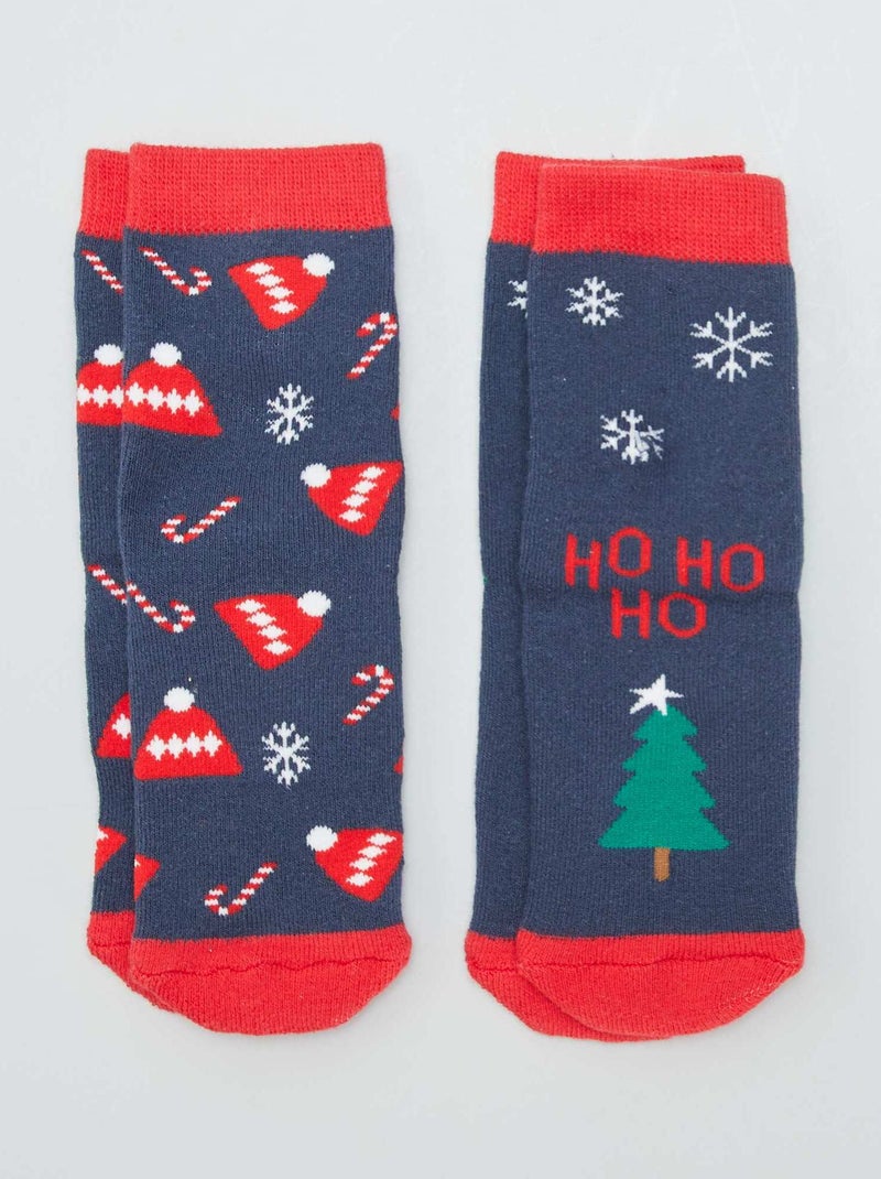 Meias de Natal - Lote de 2 VERDE - Kiabi