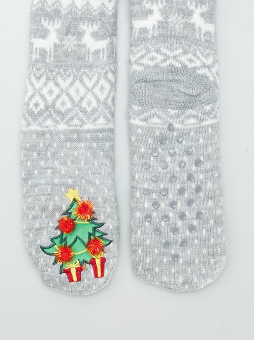 Meias de Natal forradas - Kiabi