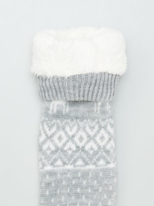 Meias de Natal forradas - Kiabi