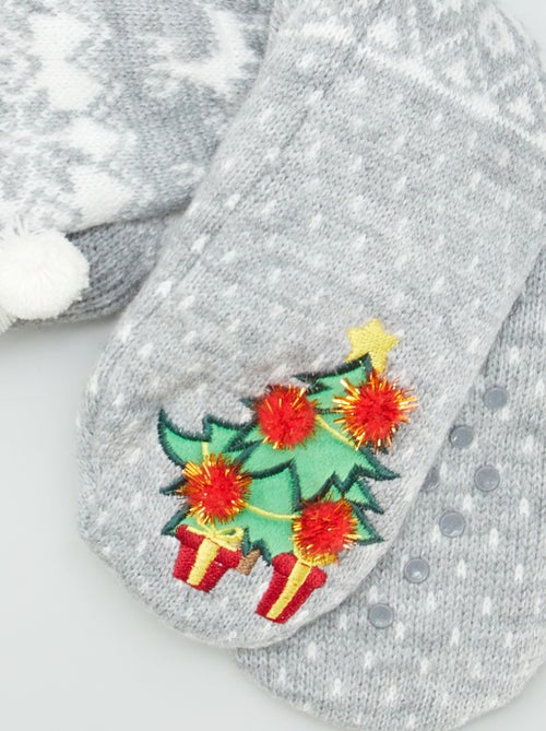 Meias de Natal forradas - Kiabi