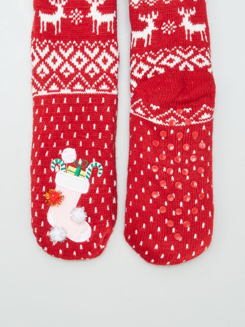 Meias de Natal forradas - Kiabi