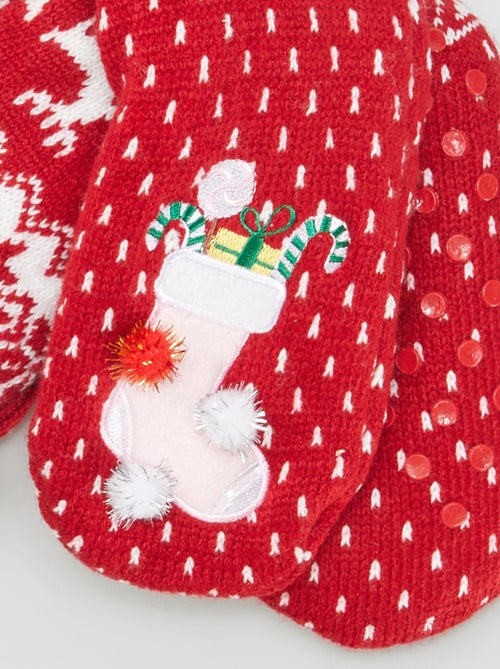 Meias de Natal forradas - Kiabi