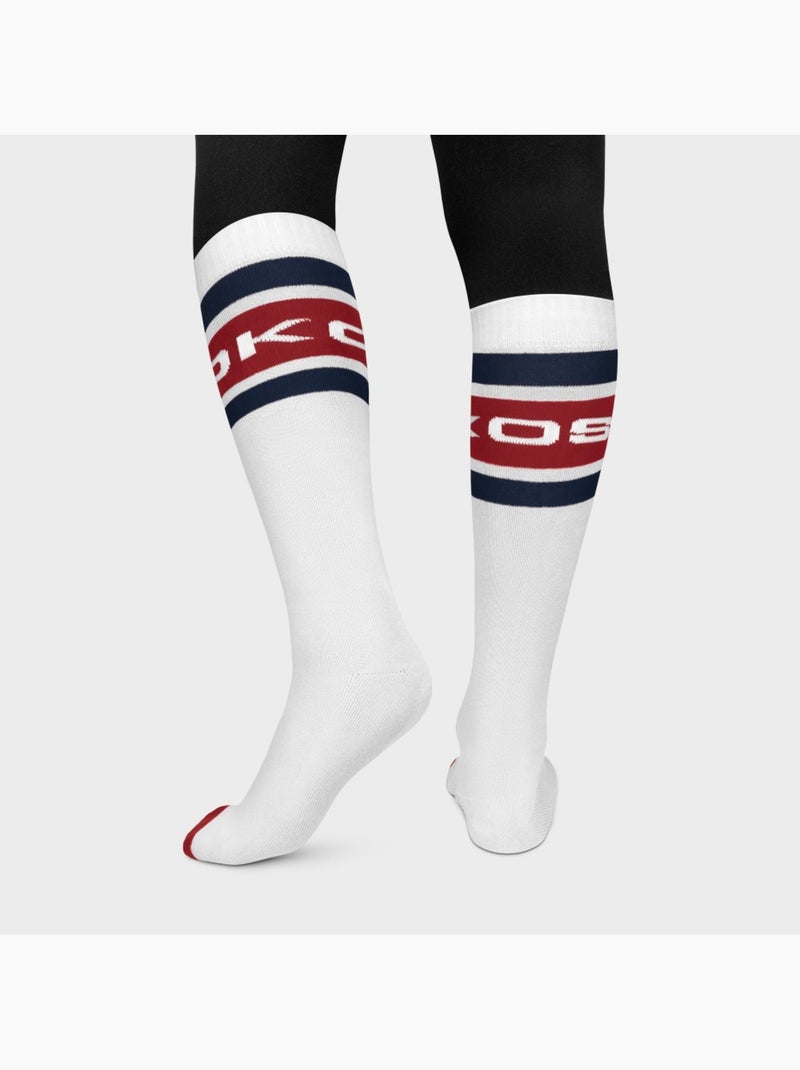 Meias de ski retro Branco - Kiabi