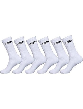Umbro Meias de Ténis Pretas para Homem - Pack 6 Pares