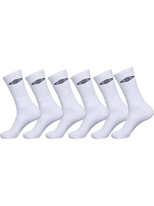 Meias de Ténis Brancas Umbro para Homem - Pack 6 Pares - Kiabi Meias de Ténis Brancas Umbro para Homem - Pack 6 Pares - Kiabi