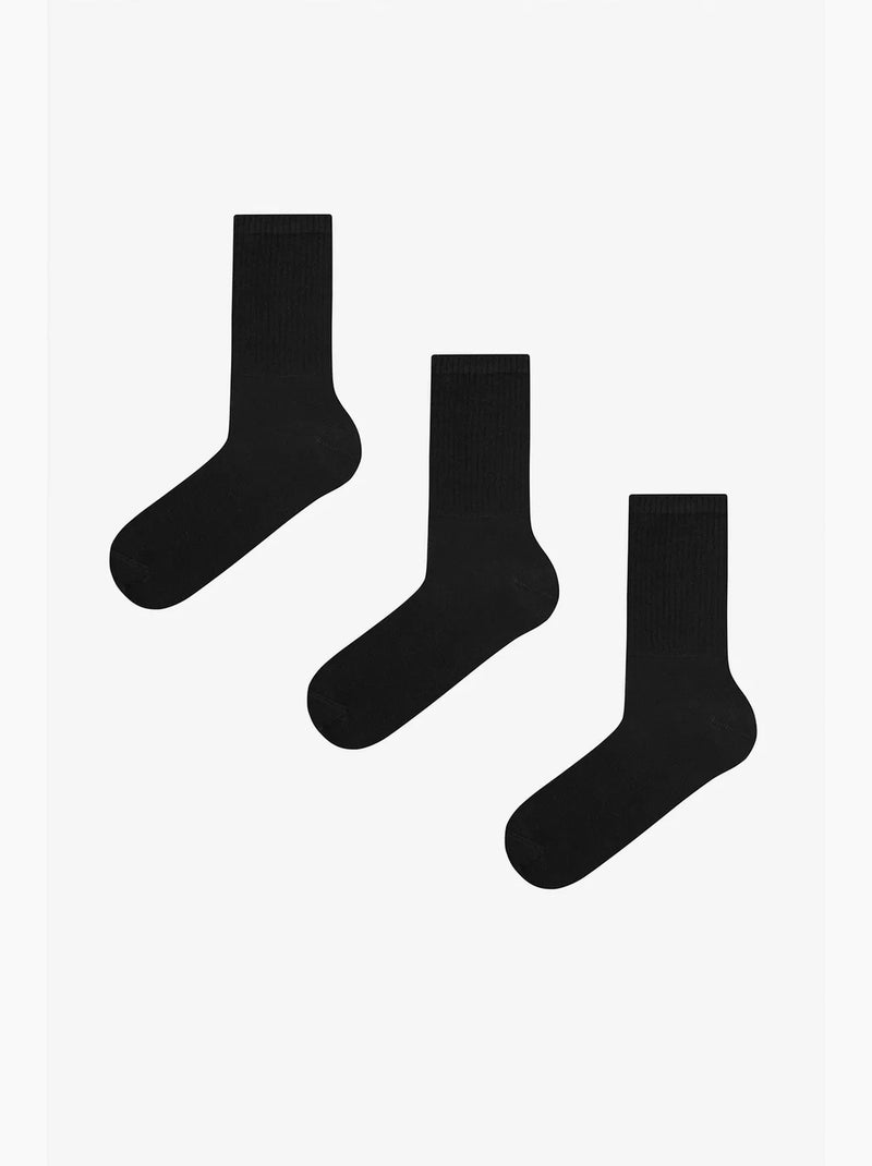 Meias de ténis masculinas, par de meias soquete penti Preto - Kiabi