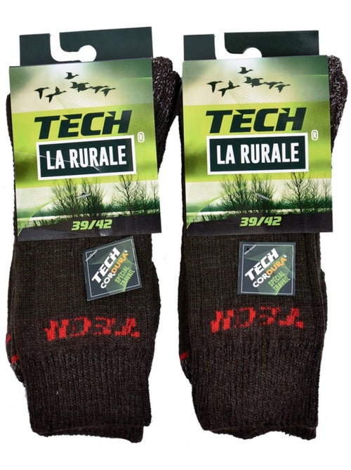 Meias de Trabalho LA RURALE Homem Resistência Pro - Pack de 2 - Kiabi