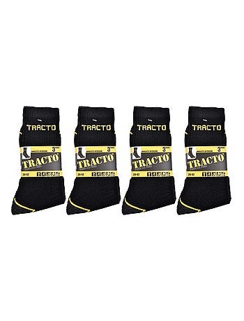 Meias de Trabalho TRACTO Qualidade Pro - Pack de 12