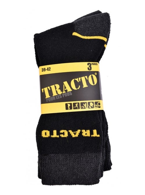 Meias de Trabalho TRACTO Qualidade Pro - Pack de 3 - Kiabi
