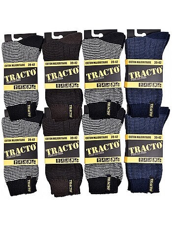Meias de Trabalho TRACTO Qualidade Pro - Pack de 8