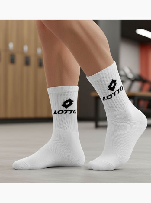 Meias desportivas lotto crew - pack de 6 pares - Kiabi Meias desportivas lotto crew - pack de 6 pares - Kiabi
